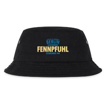 Capitol Of Germany Berlin - Fennpfuhl - Kinder Bucket Hat - Schwarz - Vorne