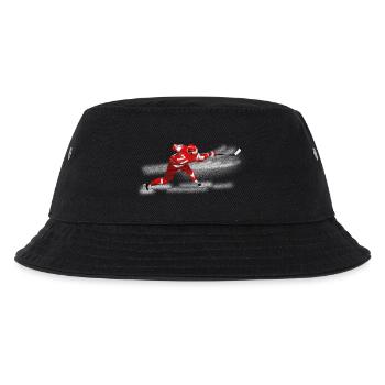 Eishockey - Kinder Bucket Hat - Schwarz - Vorne