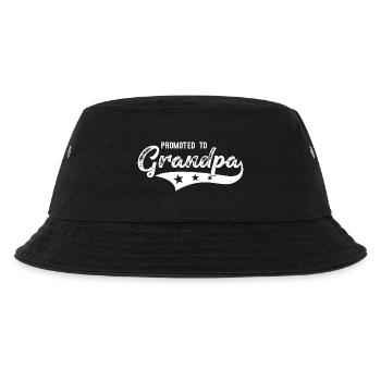 Promoted to Grandpa-to-be Grandfather-to-be - Kids’ Bucket Hat - black - Front