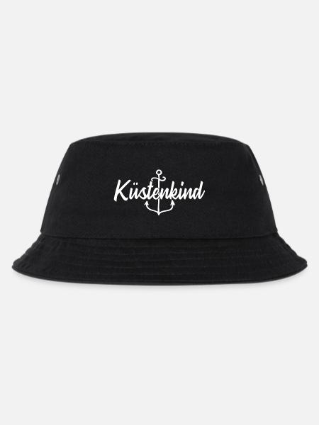 Küstenkind - Kinder Bucket Hat - Schwarz