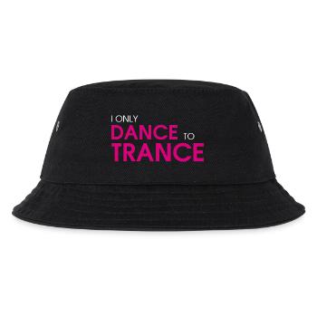 I Only Dance To Trance (pink) - Kinder Bucket Hat - Schwarz - Vorne