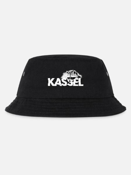 Waschbär Kassel - Kinder Bucket Hat - Schwarz
