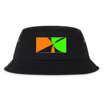 Am Ball bleiben! - Kinder Bucket Hat - Schwarz - Vorne