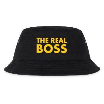 The real boss - Kids’ Bucket Hat - black - Front