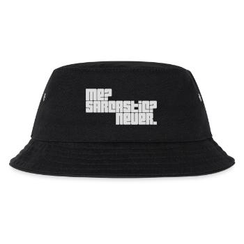 me sarcastic never quote - Kids’ Bucket Hat - black - Front