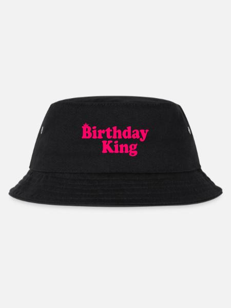 Birthday king - Kinder Bucket Hat - Schwarz