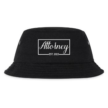 Rechtsanwalt Est. 2023 Diplomierter Anwaltsstudent Geschenk - Kinder Bucket Hat - Schwarz - Vorne