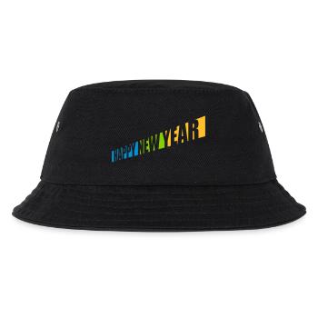 happy new year quote - Kids’ Bucket Hat - black - Front