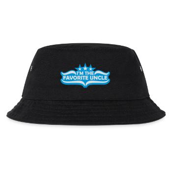 im the favorite uncle - Kinder Bucket Hat - Schwarz - Vorne