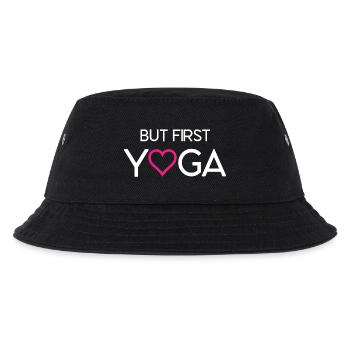 But First Yoga - Kids’ Bucket Hat - black - Front