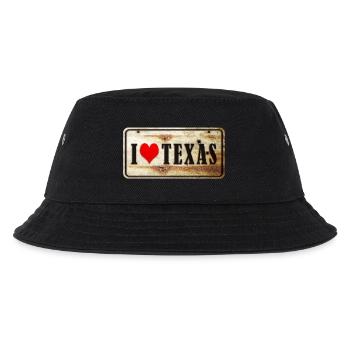 Ich liebe Texas - Kinder Bucket Hat - Schwarz - Vorne