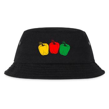 Trois couleurs Poivrons - Bob Enfant - noir - Devant
