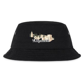 Alhambra (dunkel) - Kinder Bucket Hat - Schwarz - Vorne