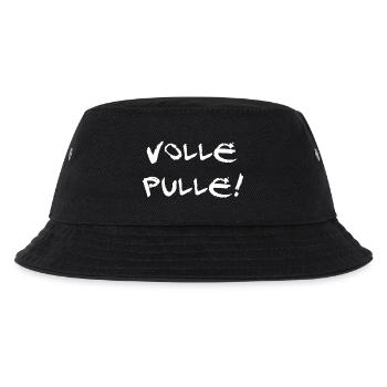 Volle Pulle! - Spruch - Kinder Bucket Hat - Schwarz - Vorne