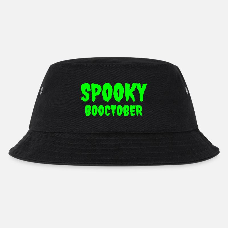 Spooky Booctober Jack-O'-Lantern Design - Bob Enfant - noir