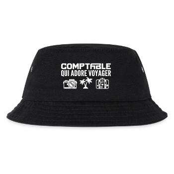 Voyageurs & Comptables : Passion & Découverte - Bob Enfant - noir - Devant
