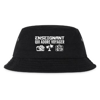 Reisende & Lehrer: Leidenschaft & Entdeckung - Kinder Bucket Hat - Schwarz - Vorne