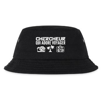 Reisende & Forscher: Leidenschaft & Entdeckung - Kinder Bucket Hat - Schwarz - Vorne