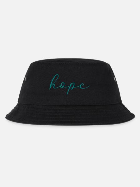 hoffen - Kinder Bucket Hat - Schwarz