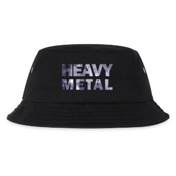 HEAVY METAL Schrift - Kinder Bucket Hat - Schwarz - Vorne