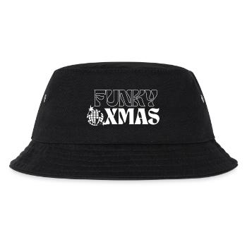 Funky Disco Weihnachtsornament Design - Kinder Bucket Hat - Schwarz - Vorne