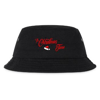 christmas time - Kinder Bucket Hat - Schwarz - Vorne