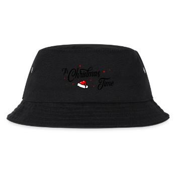 christmas time - Kinder Bucket Hat - Schwarz - Vorne