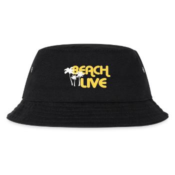 BEACH LIVE - Kinder Bucket Hat - Schwarz - Vorne