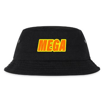 MEGA - Kids’ Bucket Hat - black - Front