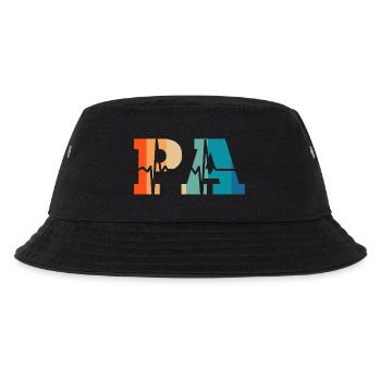 Heartbeat retro physician assistant - Kids’ Bucket Hat - black - Front