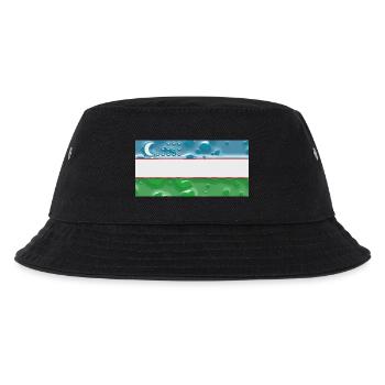 Usbekistan - Kinder Bucket Hat - Schwarz - Vorne