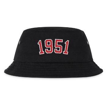 Sport year of birth 1951 - Kids’ Bucket Hat - black - Front