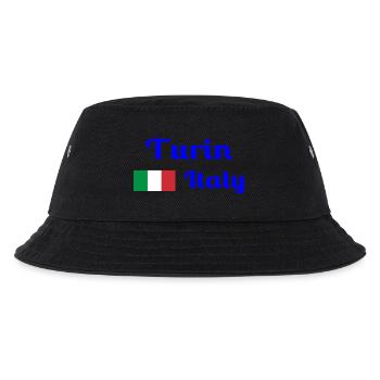 Turin, Italy - Stylish prints - Kids’ Bucket Hat - black - Front
