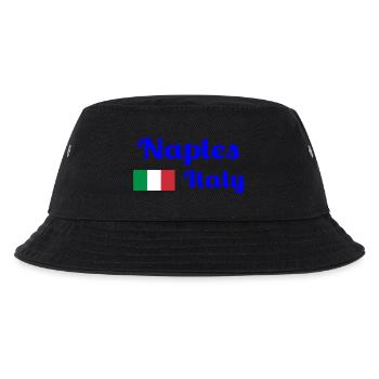 Neapel Italia - Stilvolle Drucke - Kinder Bucket Hat - Schwarz - Vorne