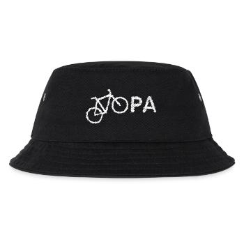 bester Opa Fahrrad Mountainbike Radeln Kritzeln - Kinder Bucket Hat - Schwarz - Vorne