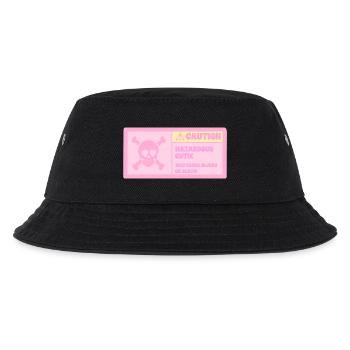 Beware, cute girl - Kids’ Bucket Hat - black - Front
