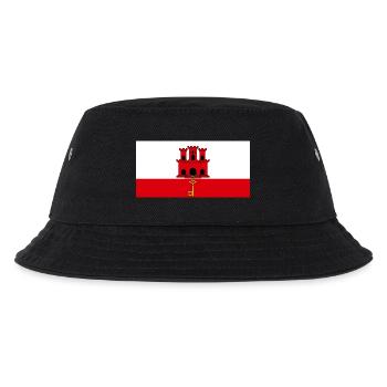 Gibraltar - Kinder Bucket Hat - Schwarz - Vorne