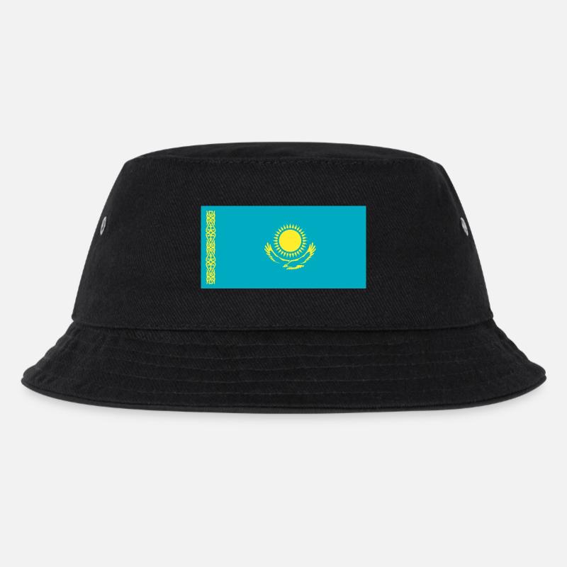 Kasachstan - Kinder Bucket Hat - Schwarz