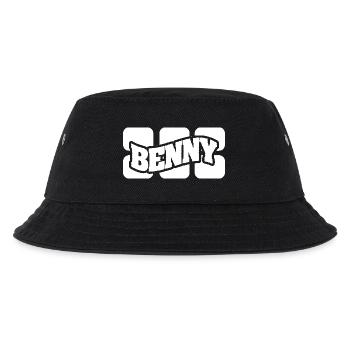 Benny als Name - Kinder Bucket Hat - Schwarz - Vorne