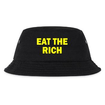 Eat the rich - Kinder Bucket Hat - Schwarz - Vorne