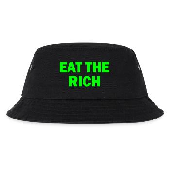 Eat the rich - Kinder Bucket Hat - Schwarz - Vorne