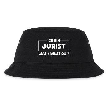 Beruf Jurist - Kinder Bucket Hat - Schwarz - Vorne