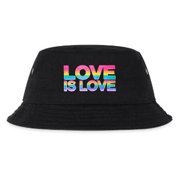 Love Is Love Mois de la Gay Pride LGBT CSD LGBTQ+ - Bob Enfant - noir - Devant