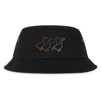 Gans - Kinder Bucket Hat - Schwarz - Vorne