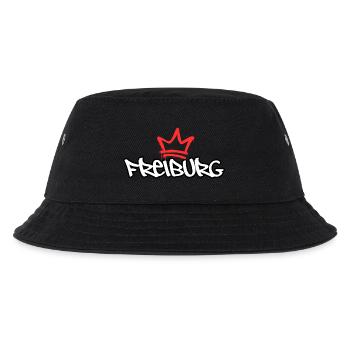 Freiburg Graffiti Tag - Kinder Bucket Hat - Schwarz - Vorne