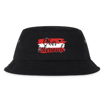 Drapeau Autriche Haute-Autriche - Bob Enfant - noir - Devant
