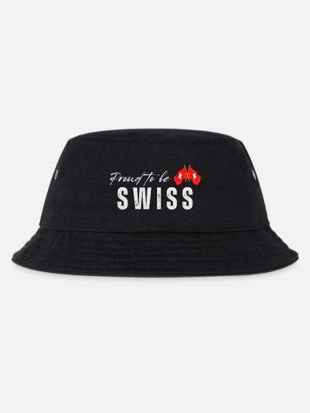 Stolzer Schweizer, ich liebe die Schweiz - Kinder Bucket Hat - Schwarz
