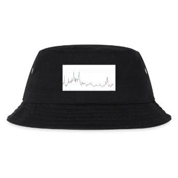 "Share The Gains" T-Shirt mit Grafik - Kinder Bucket Hat - Schwarz - Vorne