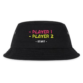 Player Start Rétro Gaming 8-Bit Pixel Art - Bob Enfant - noir - Devant
