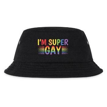 I ́m super gay LGBT - Kids’ Bucket Hat - black - Front